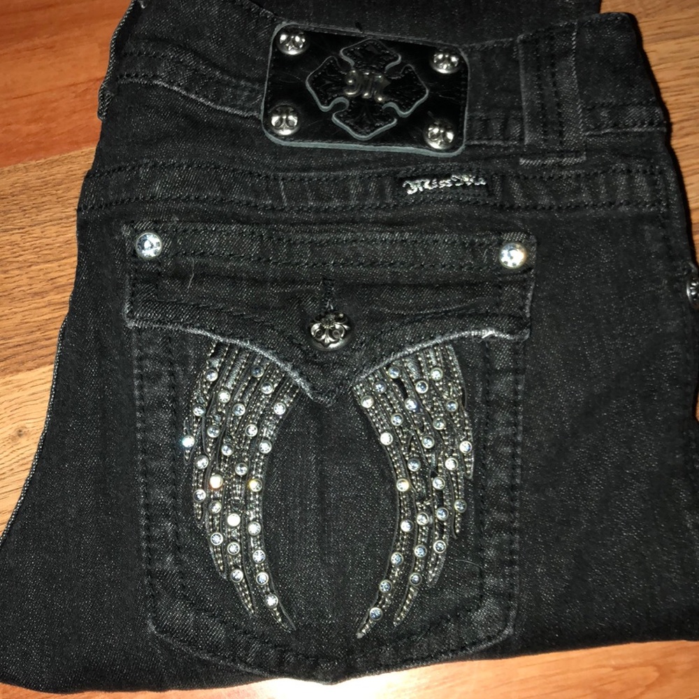 Miss me black jeans skinny 32x32